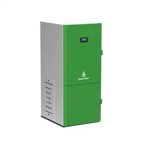 Centrala peleti compacta Mareli Premium RubynoR ECOSTAR SBN35 20-35KW -stabilizator, kit evacuare inox, boiler 120l, kit hidraulic doua pompe – Ultra