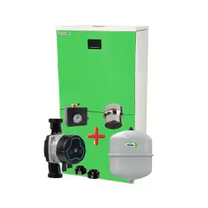 Centrala pe peleti compacta Thermfort 10-30kW TPB30- WiFi Modul incorporat- include, pompa, vas expansiune, grup de siguranta, reductie cos