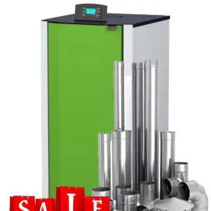 Centrala peleti Mareli compacta Matera AUTO 24kW Mareli – kit evacuare inox