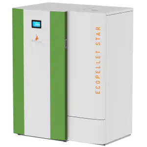 Centrala peleti Mareli RubynoR 18-24kw ECOPELLET STAR cu randament de 96%