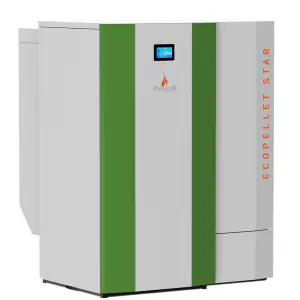 Centrala peleti Mareli RubynoR 24kw ECOPELLET STAR -in condensatie 105%