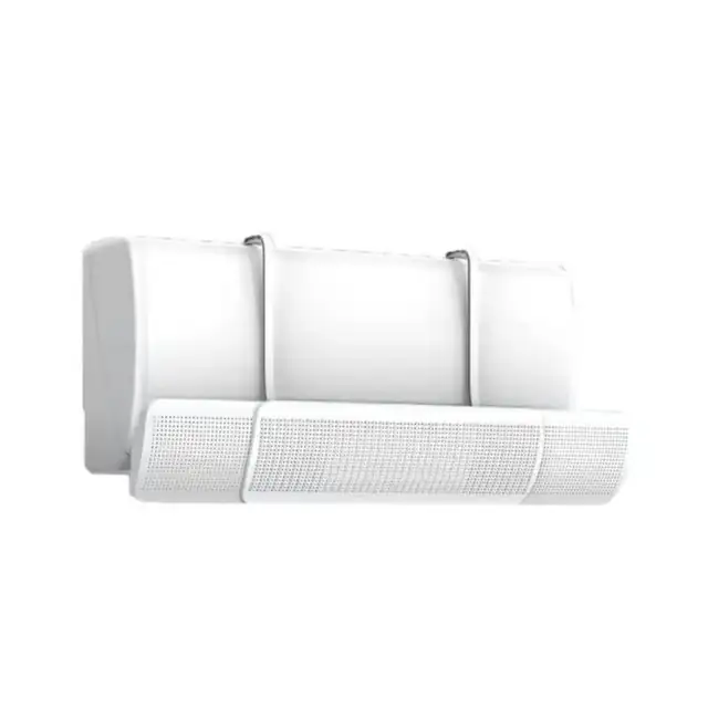 Deflector universal pentru aerul conditionat, Zola, reglabil 54-88 cm, inaltime 16.5 cm, perforat, plastic, alb