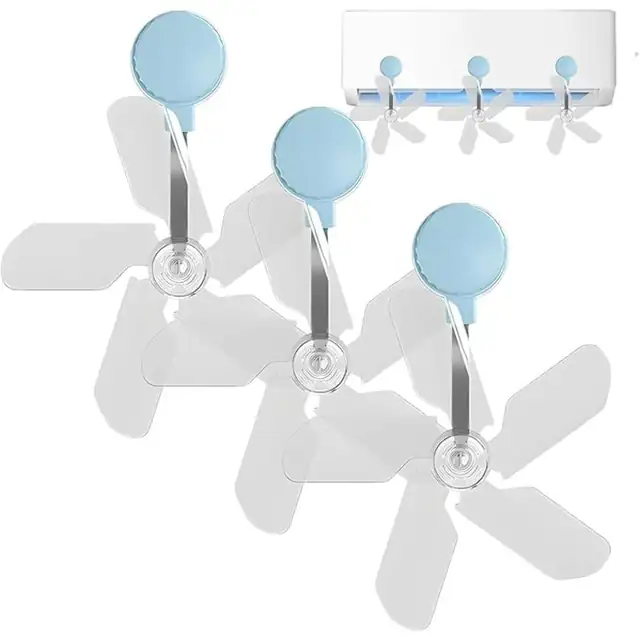 Deflector Pentru Aer Conditionat, Universal, ventilator deflector de aer reglabil pentru aparatul de aer conditionat, potrivit pentru aer conditionat/partea inferioara a aparatului de ae，Protectie Curenti, Alb