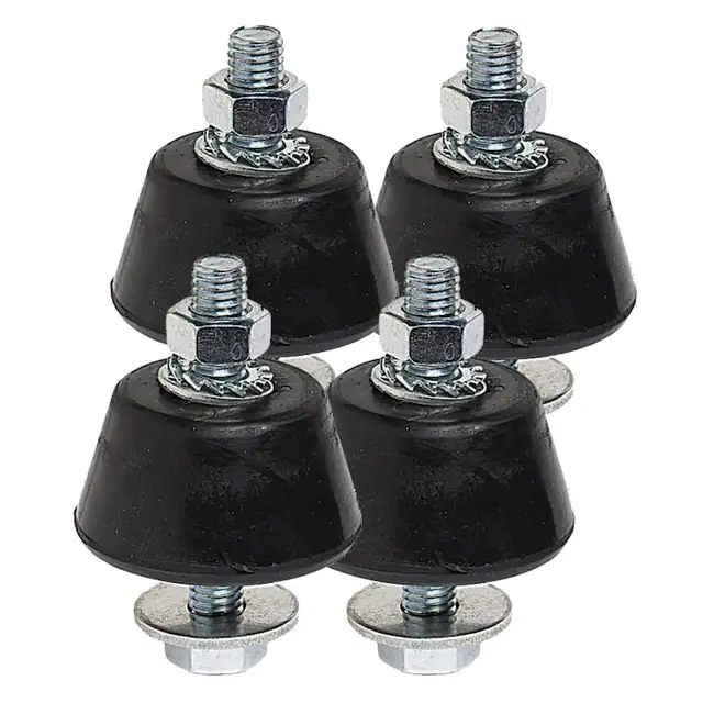 Amortizoare vibratii aer conditionat Vecamco negre pentru unitati exterioare de pana la 80 kg / 15000 - 24000 BTU