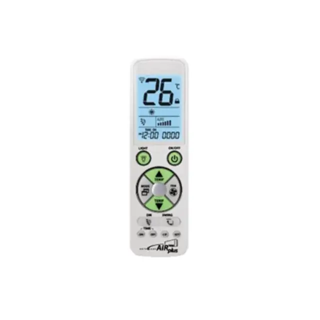 Telecomanda universala aparate de aer conditionat, cu afisaj iluminat, functiile MODE, FAN, SWING, DIR