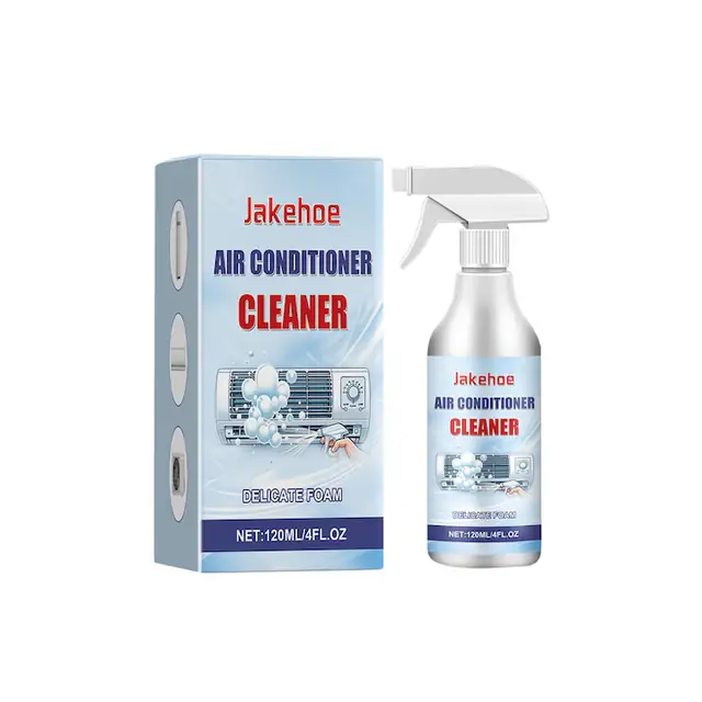 Solutie de curatare pentru aer conditionat Jakehoe, decontaminare pentru aer conditionat, dezodorizare, spray de decontaminare cu bule, 2 buc.