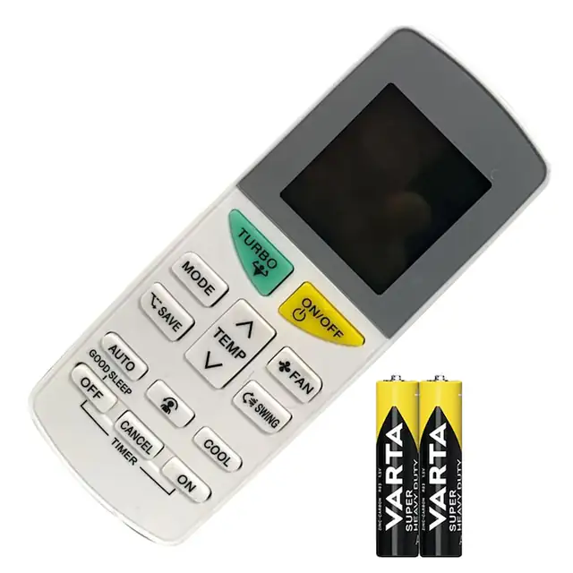 Telecomanda KNTECH®, KS-DK01V universala pentru aer conditionat DAIKIN, modelele din poza, baterii incluse