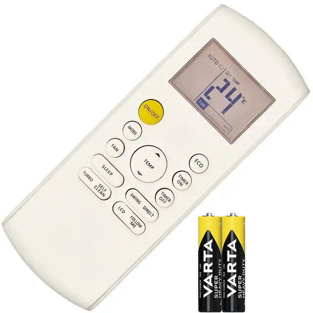 Telecomanda KNTECH®, RG57A4-BGEF pentru aer conditionat MIDEA-ROMSTAL, modelele din poza, baterii incluse