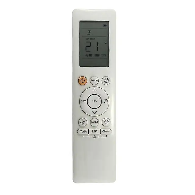 Telecomanda de inlocuire pentru aer conditionat Midea, alb, 2 baterii AAA necesare