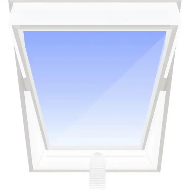 Kit de etansare pentru fereastra pivotanta centrala, pentru aer conditionat portabil, 2 tesaturi, 190cm, 390cm perimetru