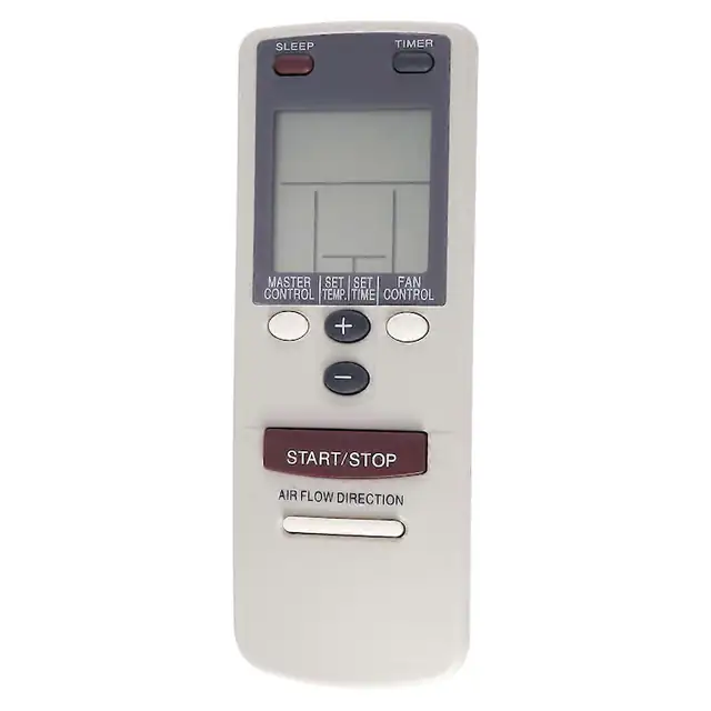 Telecomanda pentru aer conditionat Fujitsu, alb, dimensiuni mici, design ergonomic