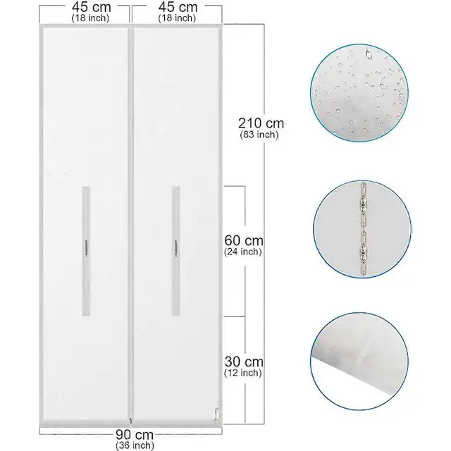 Set etansare feronerie pentru aer conditionat portabil, 90x210cm, instalare usoara, universal