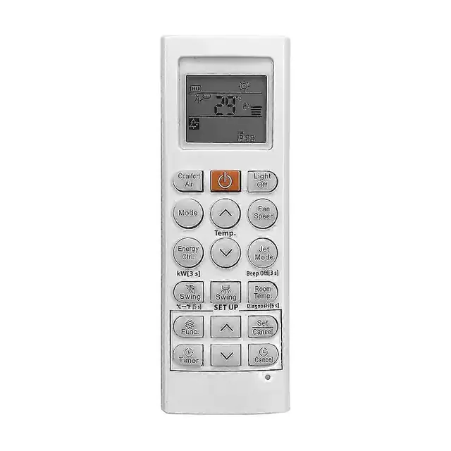 Telecomanda pentru aparat de aer conditionat, functii de racire si incalzire, compatibila cu LG AKB75415310, set 1 telecomanda.