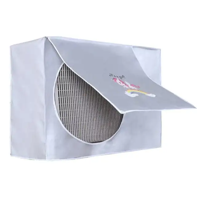 Husa universala pentru climatizator exterior, 87x59x29cm, Alb