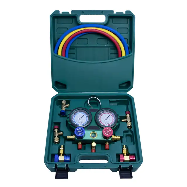 Set profesional pentru incarcarea si verificarea instalatiilor de aer conditionat YS EAC 21