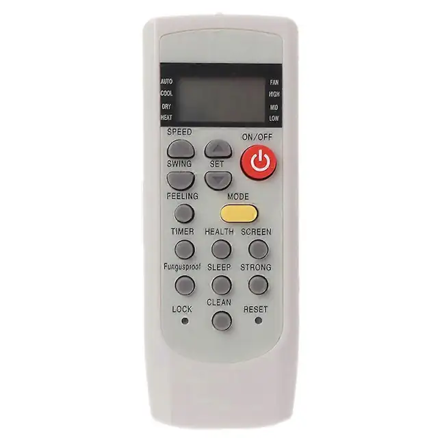 Telecomanda pentru aer conditionat, alb, 12.5x4.5x2.0cm