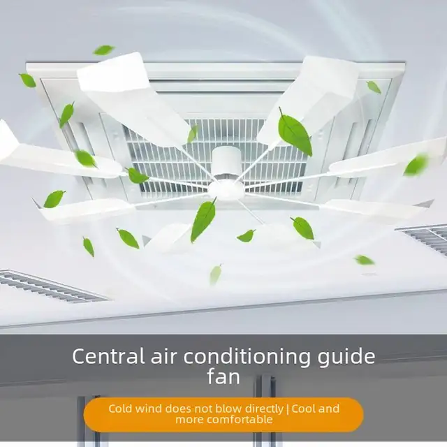 Scut pentru aer conditionat central, alb, design compact, material durabil