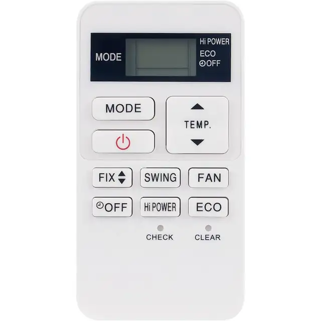 Telecomanda pentru aparat de aer conditionat Toshiba, compatibila cu modele RBC-ASX11E-C, RAS-107SKV-E6, RAS-077SKV-E6, RAS-07BKV-E, design ergonomic