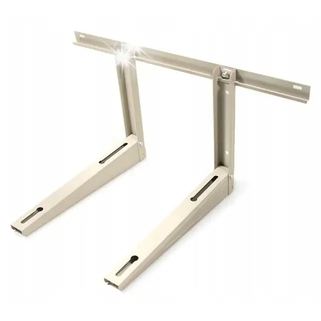 Urmatorul suport pentru aer conditionat Maclean, 550mm, 200kg, otel galvanizat, culoare fildes