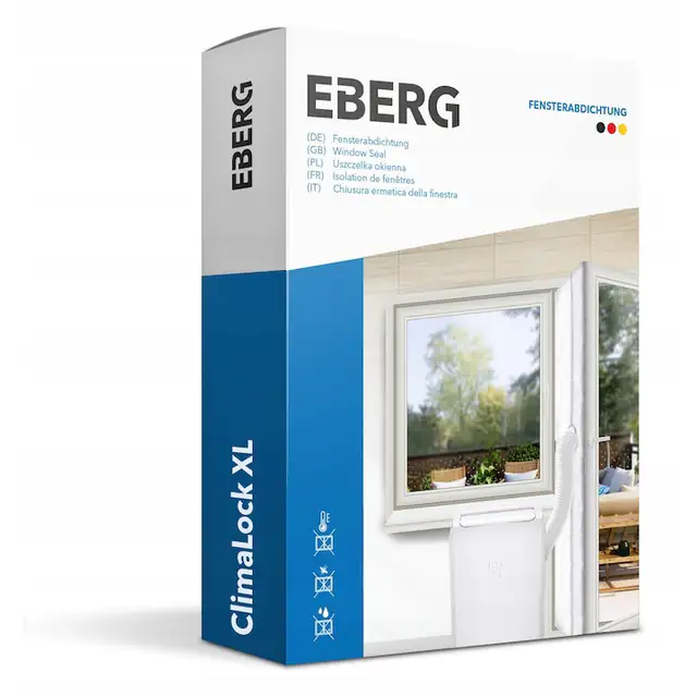 Garnitura fereastra ClimaLock EBERG pentru aer conditionat, 550cm, pentru fereastra