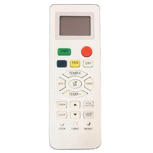Telecomandă aer condiționat, compatibilă Beko Haier, funcții originale, cu afisaj digital