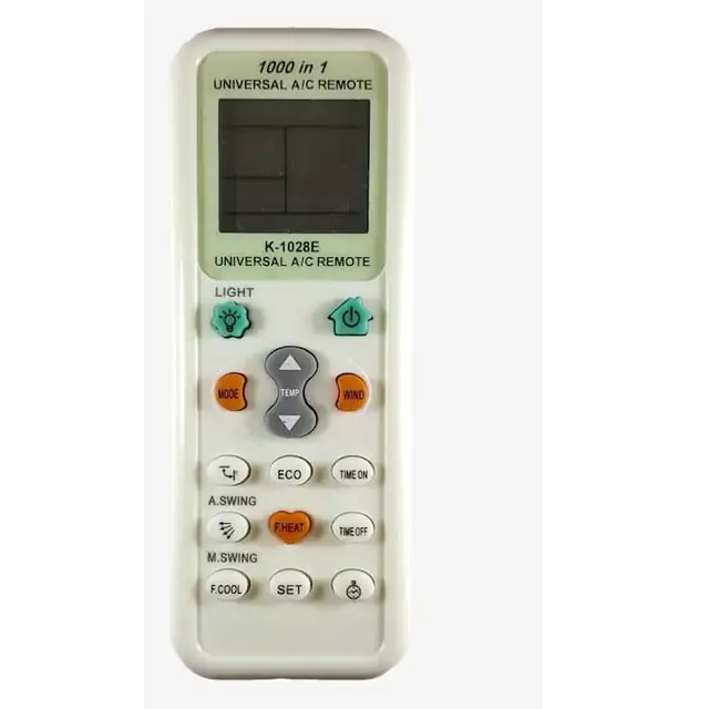 Telecomandă aer condiționat universală K-1028E, 1000 coduri, funcții originale, 2 baterii AAA