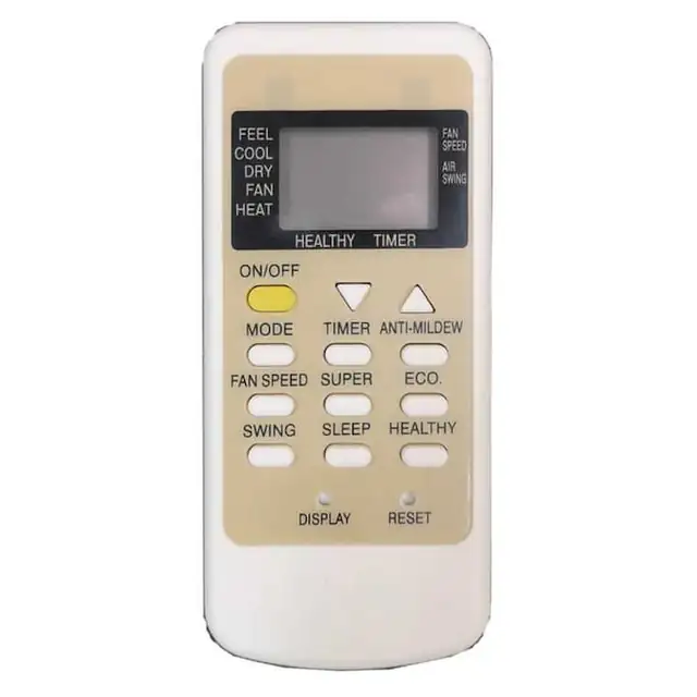 Telecomandă aer condiționat, generic, Vortex/TCL, funcții originale, digital, 2 baterii AAA