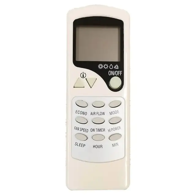Telecomandă aer condiționat Chigo, funcții originale, display digital, 2 baterii AAA