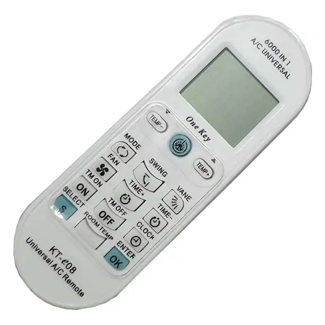 Telecomandă universală aer condiționat, 10m distanță, 4 butoane, multicolor