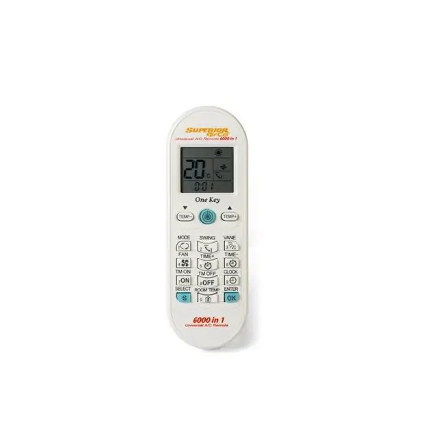 Telecomandă universală pentru aparate de aer condiționat Superior, 6000 coduri, afisare permanentă a temperaturii