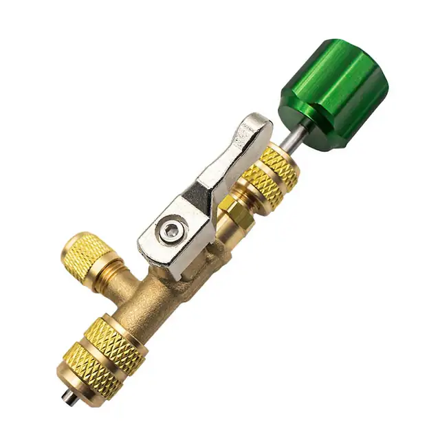 Unealtă pentru îndepărtarea miezului supapei WIPCOOL MVR-1, din cupru, cu adaptor 1/4" MFL, 5/16" FFL