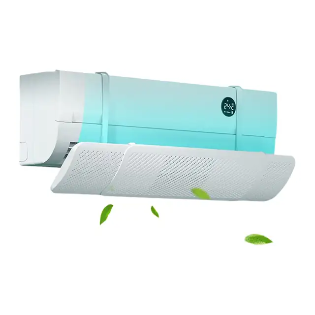 Deflector universal pentru aer conditionat, reglabil, 58-94,5 cm, alb