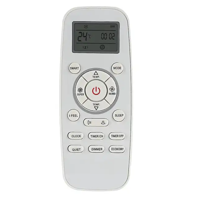 Telecomanda pentru aparat de aer conditionat DG11L1-01, alb-negru, design ergonomic, fara programare