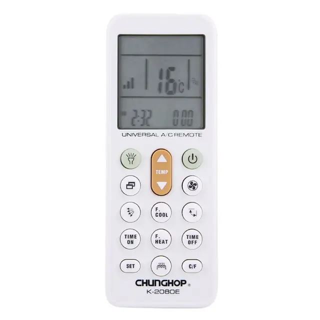 Telecomanda universala pentru aer conditionat, LCD, 1000 de branduri, design elegant