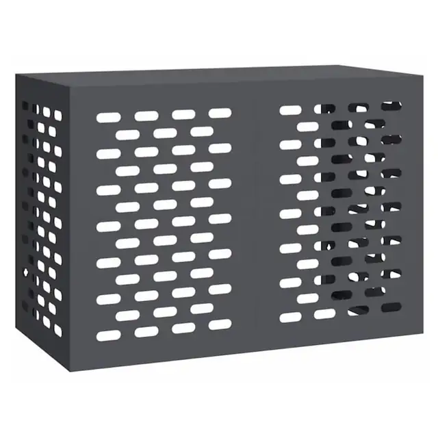 Masca pentru aer conditionat, gri antracit, tabla de otel 3mm, dim. 85×65×40