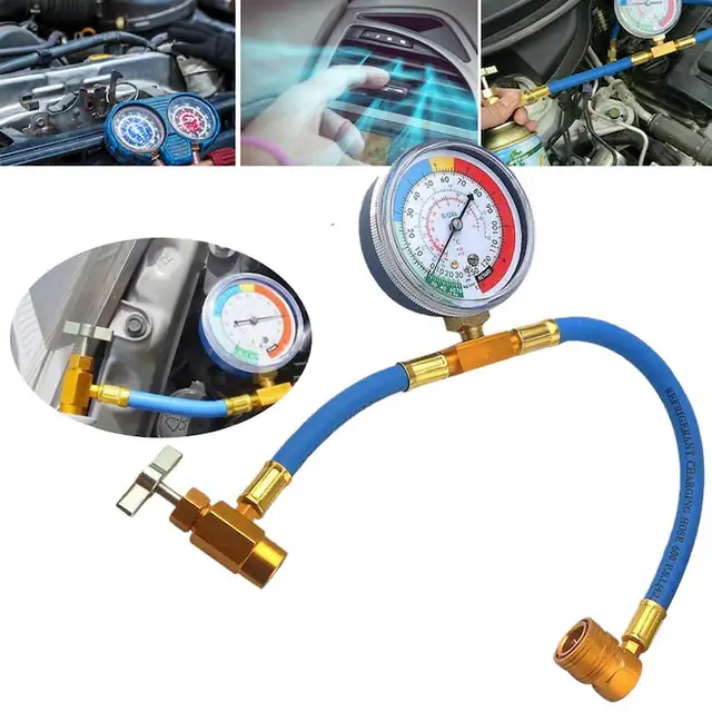 Set furtun agent frigorific AC, Bedee®, R134a, 600-3000PSI