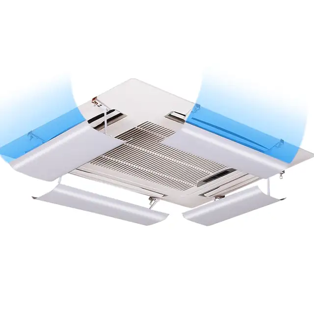 Deflector de aer pentru climatizare, Generic, 54cm, material PP+ABS, set 1 bucata