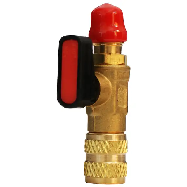 Robinet refrigerant freon, Favorcool, model BC-02, racord 5/16M-1/4F, set instalare