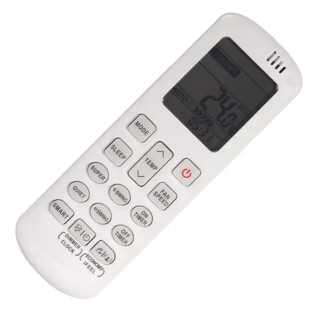 Telecomanda KNTECH®, DG11R2-01 pentru aer conditionat HISENSE DG11R201, DKB35YR3FG, HSA71R, KA50BSOEG, TD35VE03G, cu aspectul telecomenzii originale
