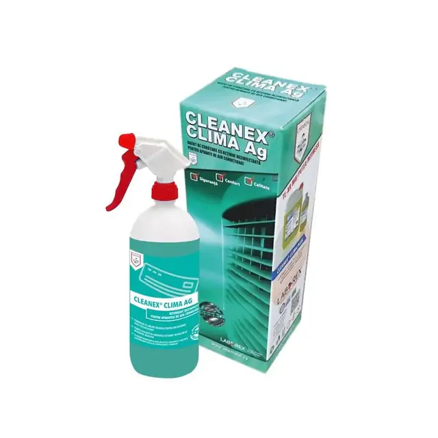 Agent de curatare cu actiune igienizanta pentru aparate de aer conditionat, Cleanex Clima Argint