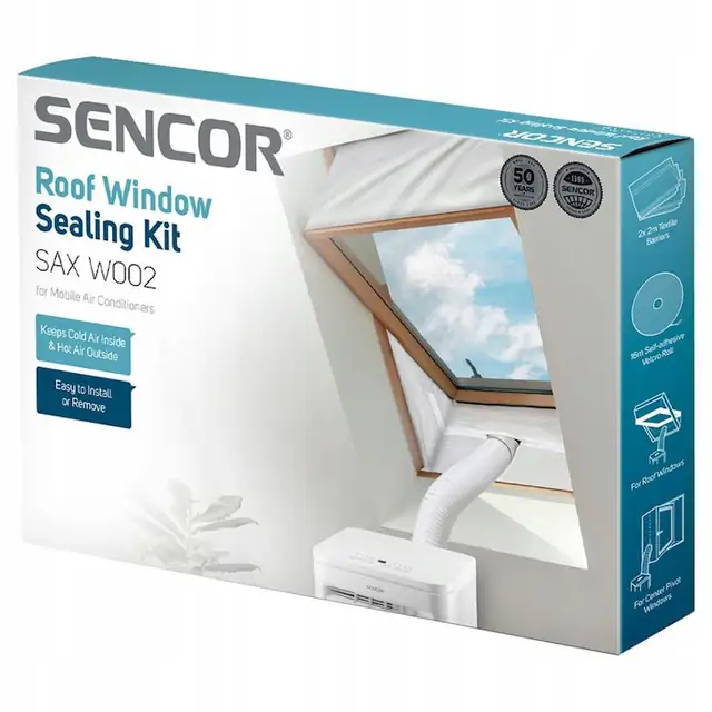 Set accesorii pentru feronerie feronerie Sencor, 2 bariere textile, 2m x 39cm, rola autocolanta 16m x 16mm