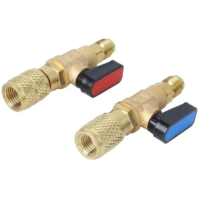 Supapa de refrigerare, Adaptor furtun de incarcare aer conditionat, pentru R22 R410A