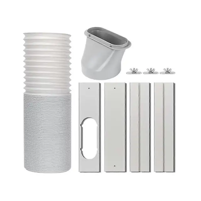 Kit fereastra pentru aer conditionat portabil, 5.9in teava de evacuare, ajustabil, plastic