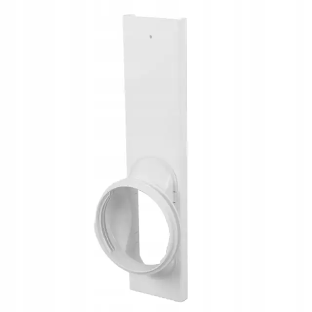 Set 4 piese pentru fereastra de climatizare, PVC, ABS, 43x140cm, alb
