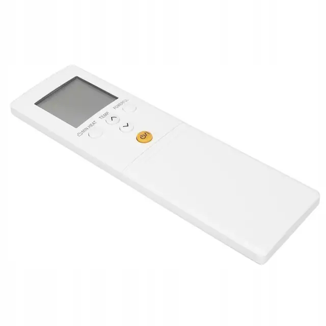 Pilot universal pentru aer conditionat Fujitsu, alb, cu display dublu, carcasa din ABS