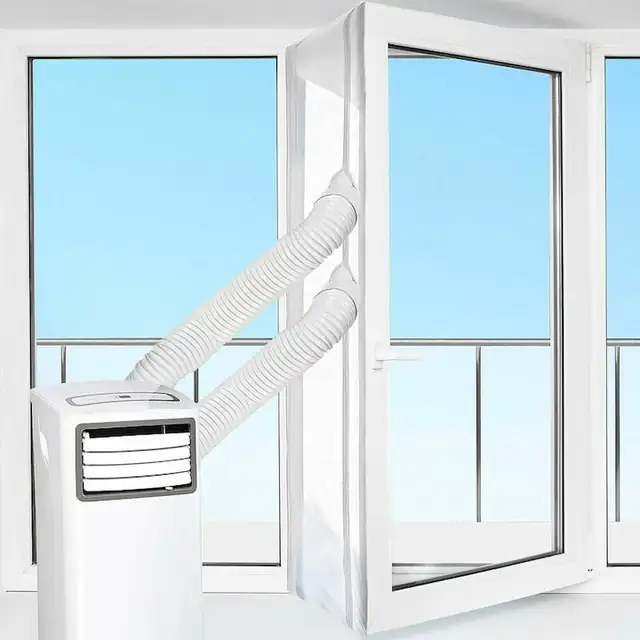 Cearceaf de etansare pentru feronerie de aer conditionat portabil, 5m, alb, set 1 bucata
