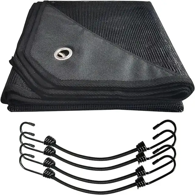 Protectie pentru unitatea exterioara a aparatului de aer conditionat, 90x90cm, rezistenta la apa, UV si praf, set de accesorii