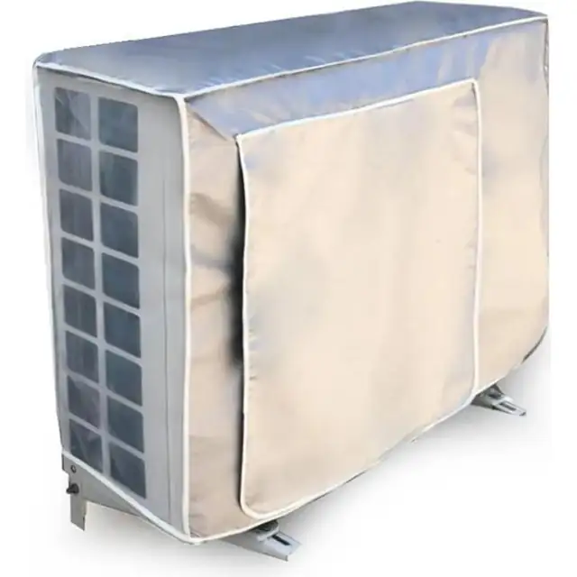 Husa pentru aer conditionat, 80x26x57cm, protectie impotriva intemperiilor, design respirabil, multicolor, set pentru unitati exterioare