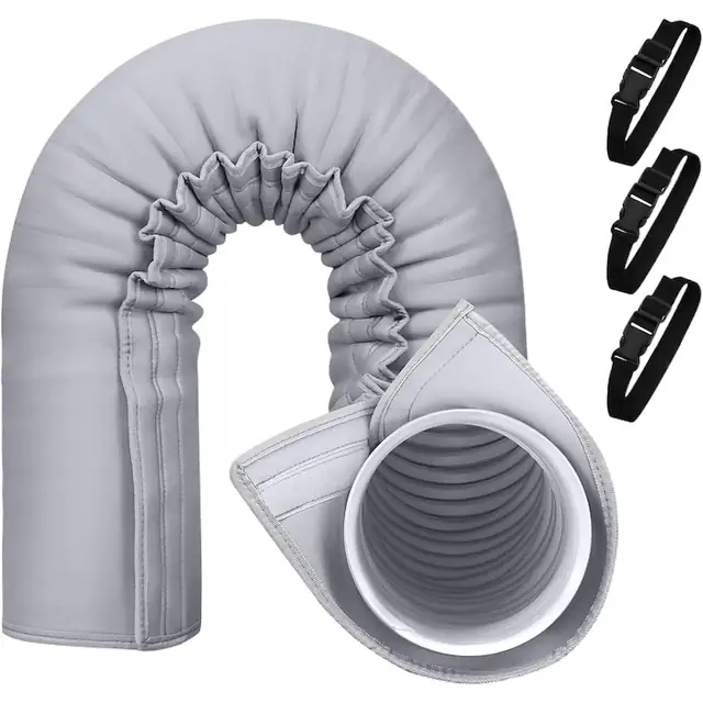 Husa pentru furtun aparat de aer conditionat portabil, izolatie termica, protectie impotriva prafului, set accesorii