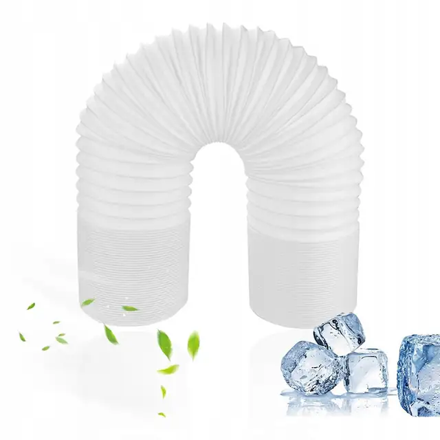 Hose pentru aer conditionat portabil, 15cm, extensie 300cm, alb